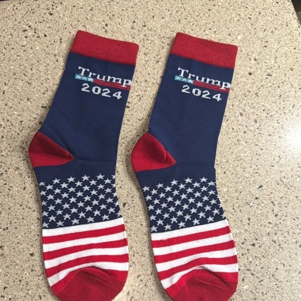 men's trump 2024 stretch acrylic socks